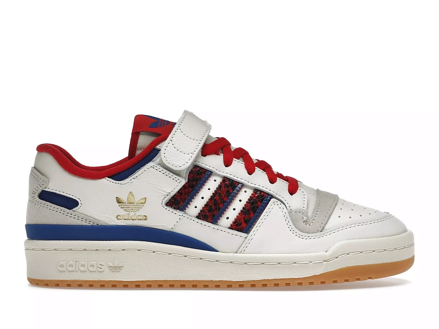 Фото № 1 с приближением к товару «‎adidas Forum 84 Low Off White Scarlet Collegiate Royal»