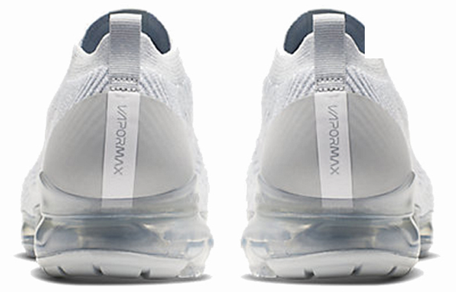 Фото № 3 с приближением к товару «‎Nike Air VaporMax Flyknit 3 Pure Platinum running shoes whitesilver»