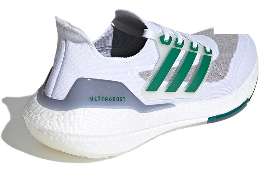 Фото № 4 с приближением к товару «‎adidas Ultraboost 21 WhiteGreyGreen»