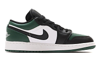 Фото № 2 с приближением к товару «‎Air Jordan 1 Low (Gs) Vintage Basketball Shoes Noble GreenWhiteBlackPollen»