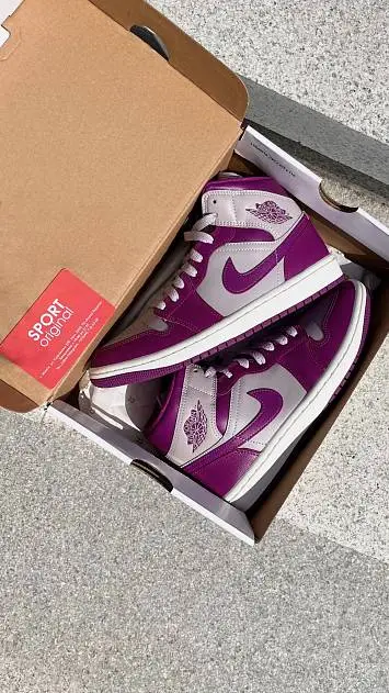 Air Jordan 1 Mid Magenta (BQ6472-501) - 4