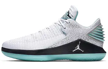 Jordan XXXII Low Guo Ailun PE WhiteBlackMetallic SilverBlue - 1