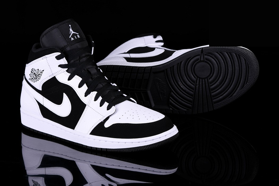 nike air jordan 1 retro mid tuxedo