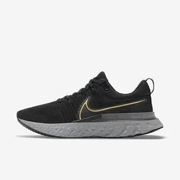 Nike React Infinity Run FK 2 Low-Top Professional Running Shoes BlackGray - 2
