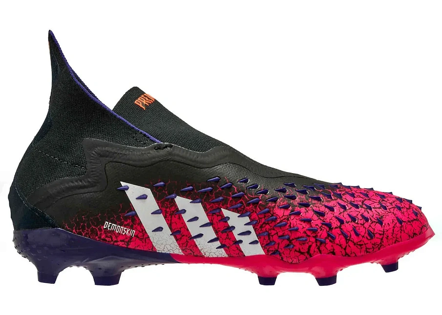 Фото № 1 с приближением к товару «‎adidas Predator Freak FG J Demonskin Black Shock Pink»