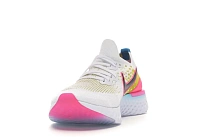 Фото № 2 с приближением к товару «‎Nike Epic React Flynit 1 White Pink Blast Citron»