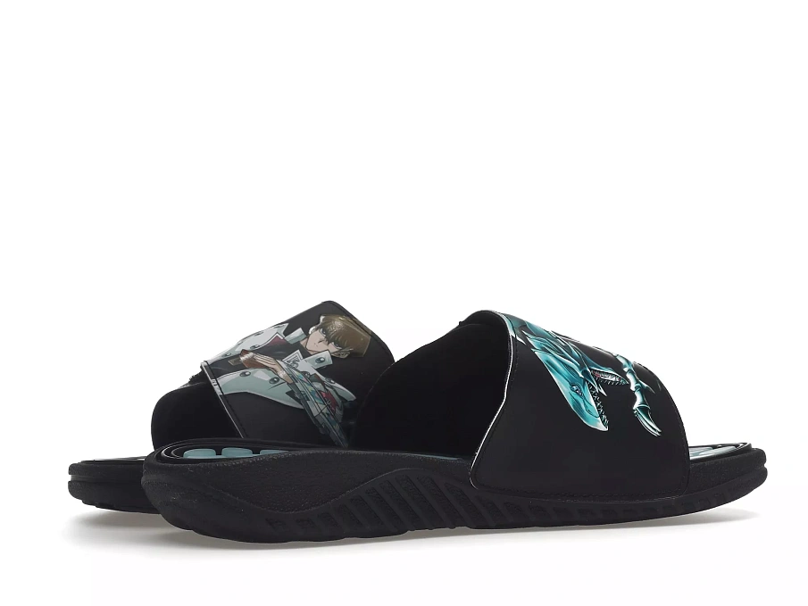 Фото № 4 с приближением к товару «‎adidas Reptossage Hook-And-Loop Slides Yu-Gi-Oh! Blue Eyes White Dragon»