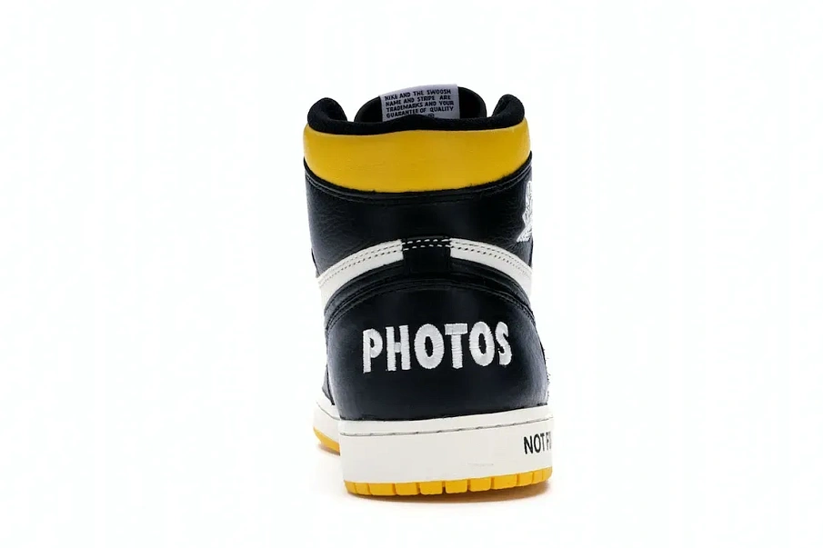 Фото № 4 с приближением к товару «‎Jordan 1 Retro High Not for Resale Varsity Maize»