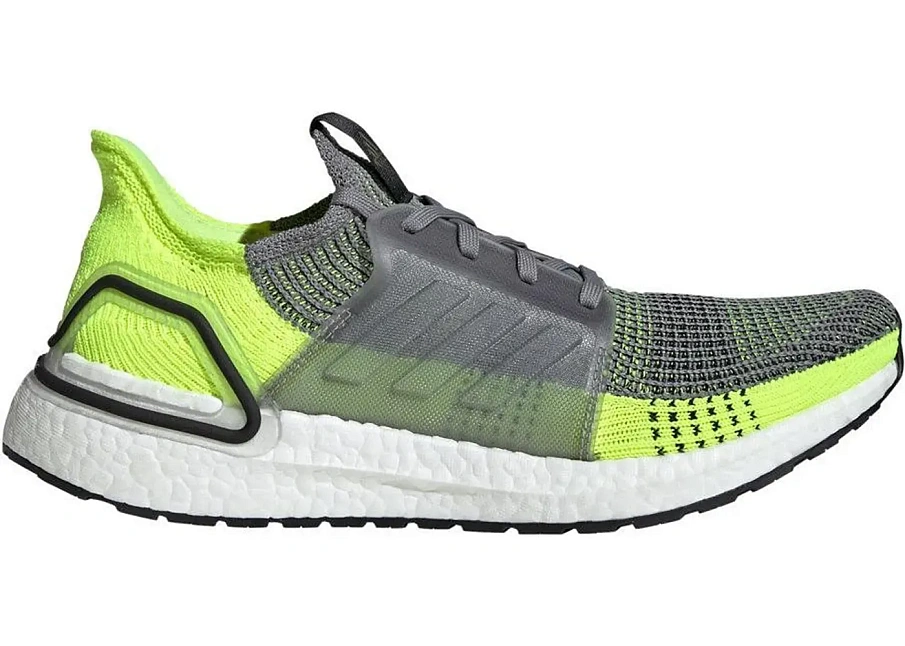 Фото № 1 с приближением к товару «‎adidas Ultra Boost 19 Grey Yellow»