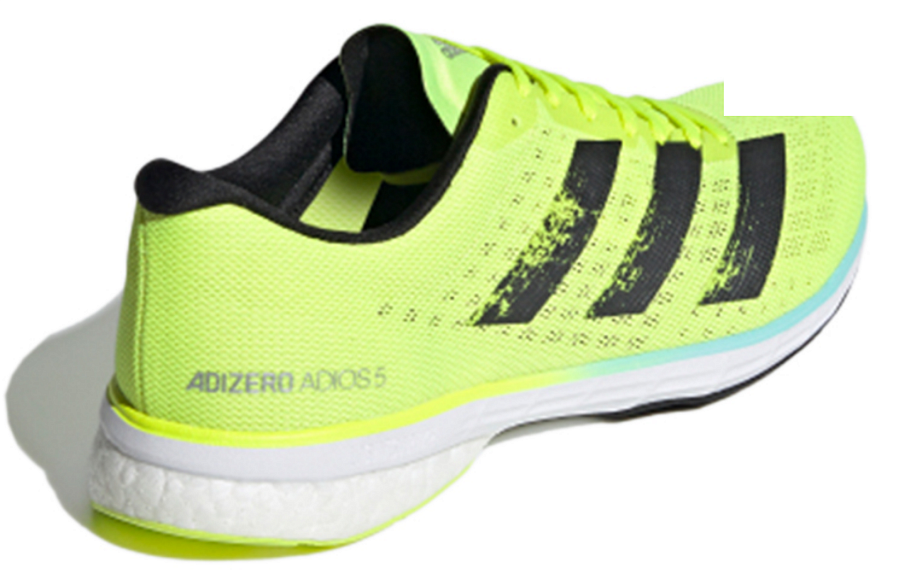 Фото № 4 с приближением к товару «‎adidas Adizero Adios 5 YellowBlack»