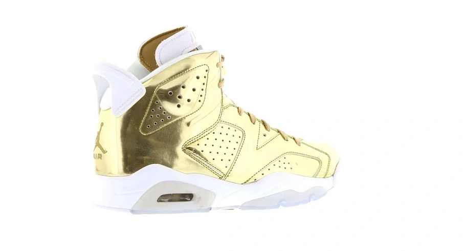 Фото № 6 с приближением к товару «‎Jordan 6 Retro Pinnacle Metallic Gold»