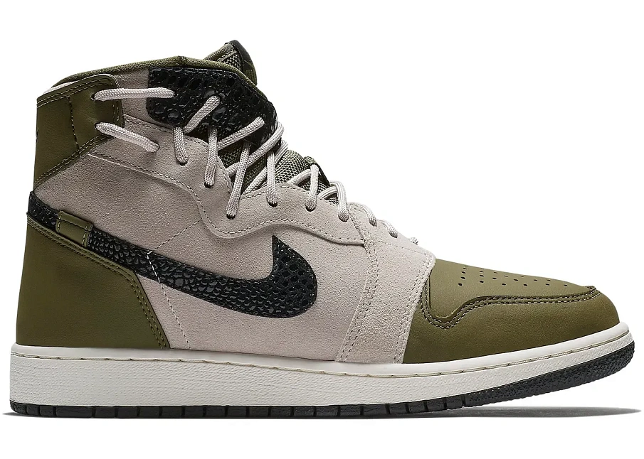 Фото № 1 с приближением к товару «‎Jordan 1 Rebel XX Olive Canvas Moon Particle »