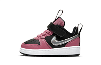 Фото № 1 с приближением к товару «‎(TD) Nike Court Borough Low 2 SE PinkBlackSilver»