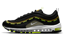 Фото № 1 с приближением к товару «‎Undefeated X Nike Air Max 97 Running Shoes BlackVoltMilitia Green»