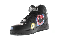 Фото № 4 с приближением к товару «‎Nike Air Force 1 Mid Supreme NBA Black»