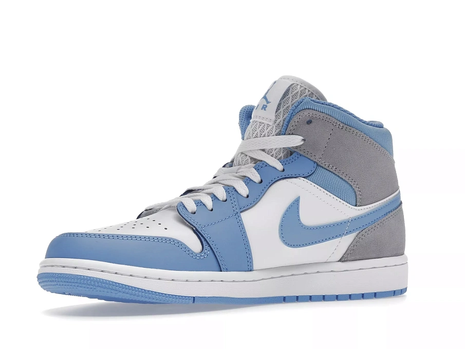 Фото № 2 с приближением к товару «‎Jordan 1 Mid University Blue Grey»