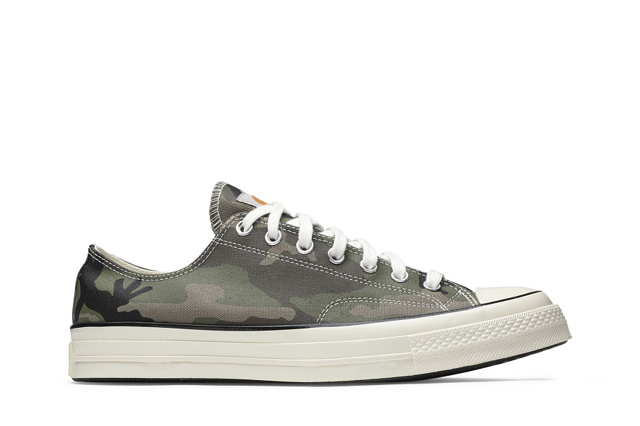 Фото № 2 с приближением к товару «‎Carhartt WIP x Converse Chuck 70 Low Green Camo»