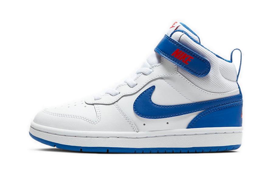 Фото № 1 с приближением к товару «‎Nike Court Borough Mid 2 (BP) WhiteBlue»