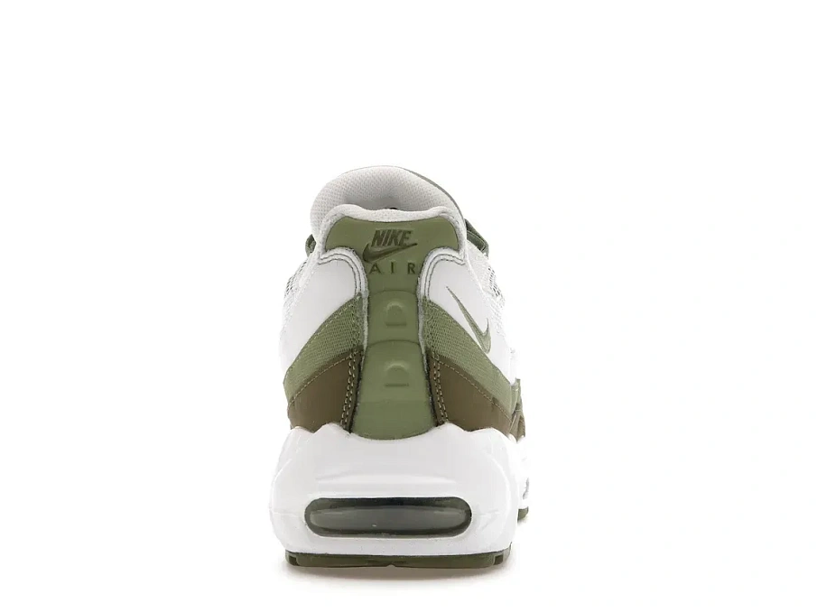 Фото № 4 с приближением к товару «‎Nike Air Max 95 White Medium Olive Oil Green»