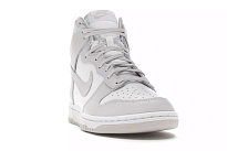 Фото № 2 с приближением к товару «‎Nike Dunk High Retro White Vast Grey (2021)»