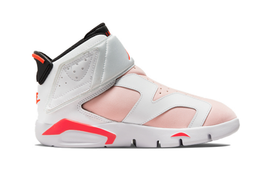 Фото № 2 с приближением к товару «‎(BP) Air Jordan 6 Retro Little Flex Basketball Shoes BlackWhitePink»