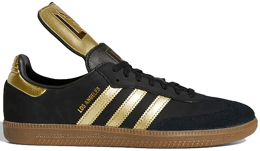 Фото № 1 с приближением к товару «‎adidas Samba LAFC Black Gold»