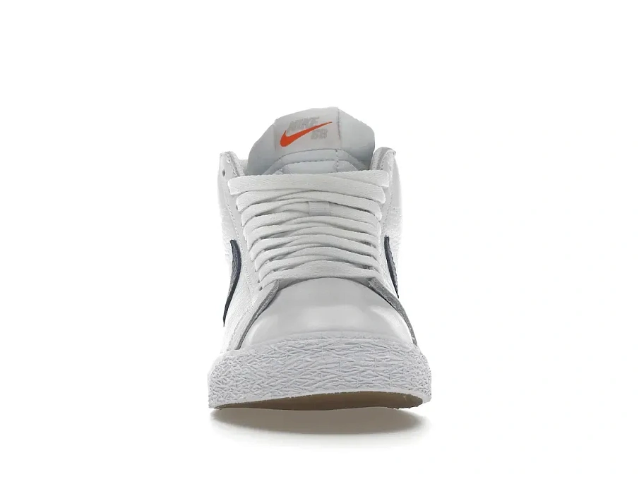 Фото № 2 с приближением к товару «‎Nike SB Blazer Mid ISO White Navy»