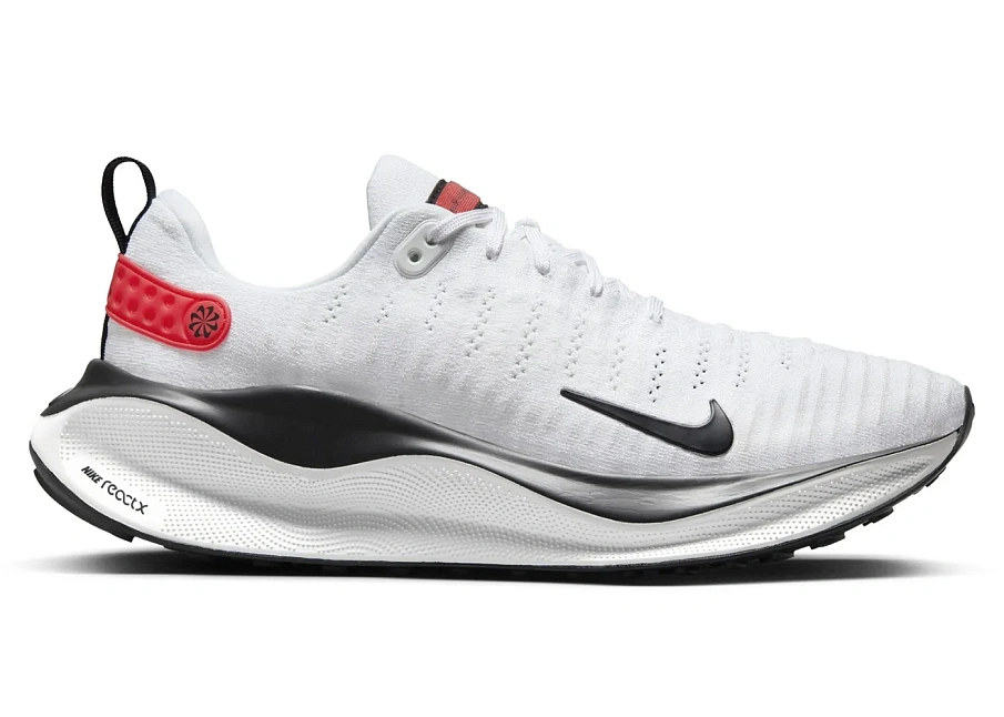 Фото № 1 с приближением к товару «‎Nike ReactX Infinity Run 4 White Black Light Crimson»