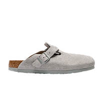 Фото № 1 с приближением к товару «‎Birkenstock Boston Suede Leather Pure Sage»