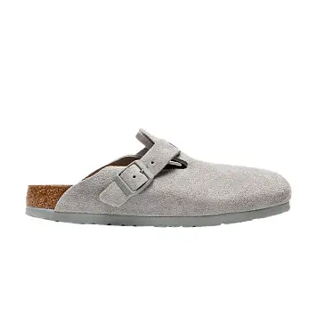 Birkenstock Boston Suede Leather Pure Sage - 1