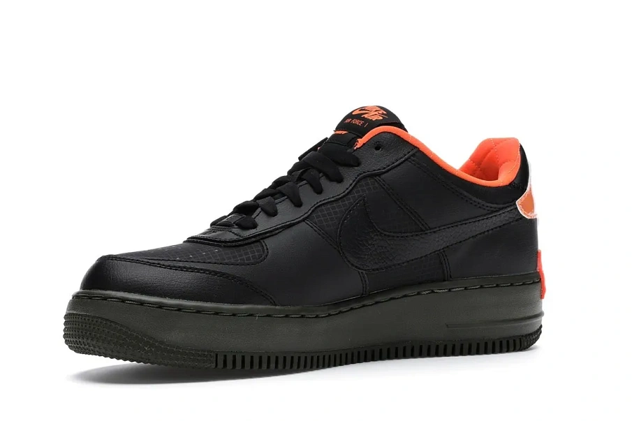 Фото № 3 с приближением к товару «‎Nike Air Force 1 Low Shadow Black Hyper Crimson Cargo Khaki »