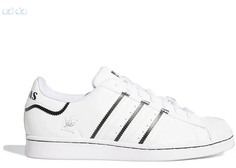 Фото № 1 с приближением к товару «‎adidas Superstar Thin Stripes White Black»