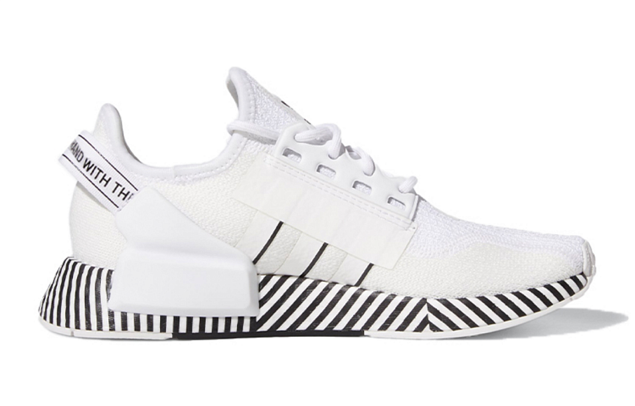 Фото № 2 с приближением к товару «‎adidas originals NMDR1 V2 J WhiteBlack»