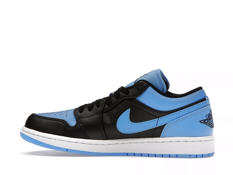 Фото № 5 с приближением к товару «‎Jordan 1 Low Black University Blue»