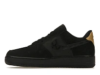Фото № 3 с приближением к товару «‎Nike Air Force 1 Low Nubuck Black Metallic Gold (2021)»