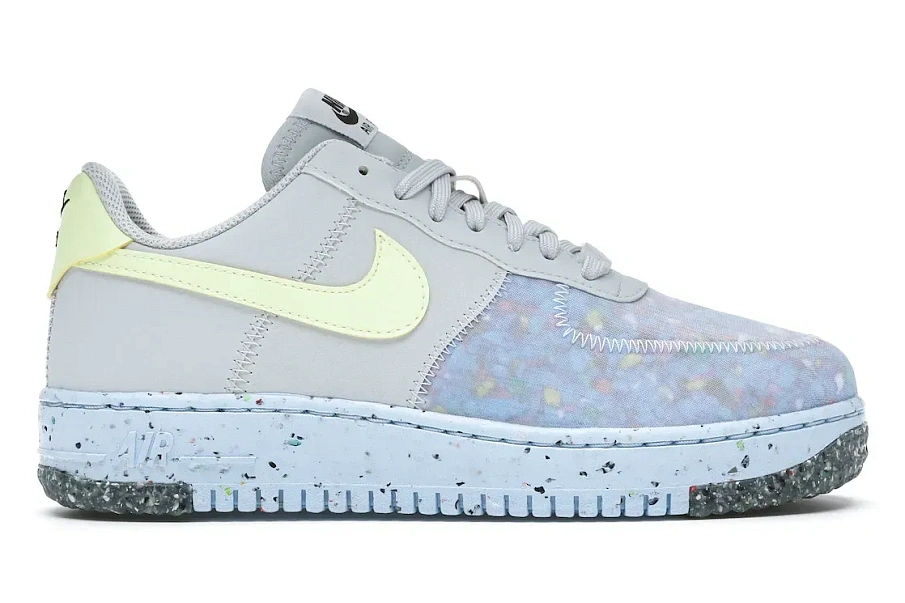 Фото № 1 с приближением к товару «‎Nike Air Force 1 Crater Pure Platinum Barely Volt »