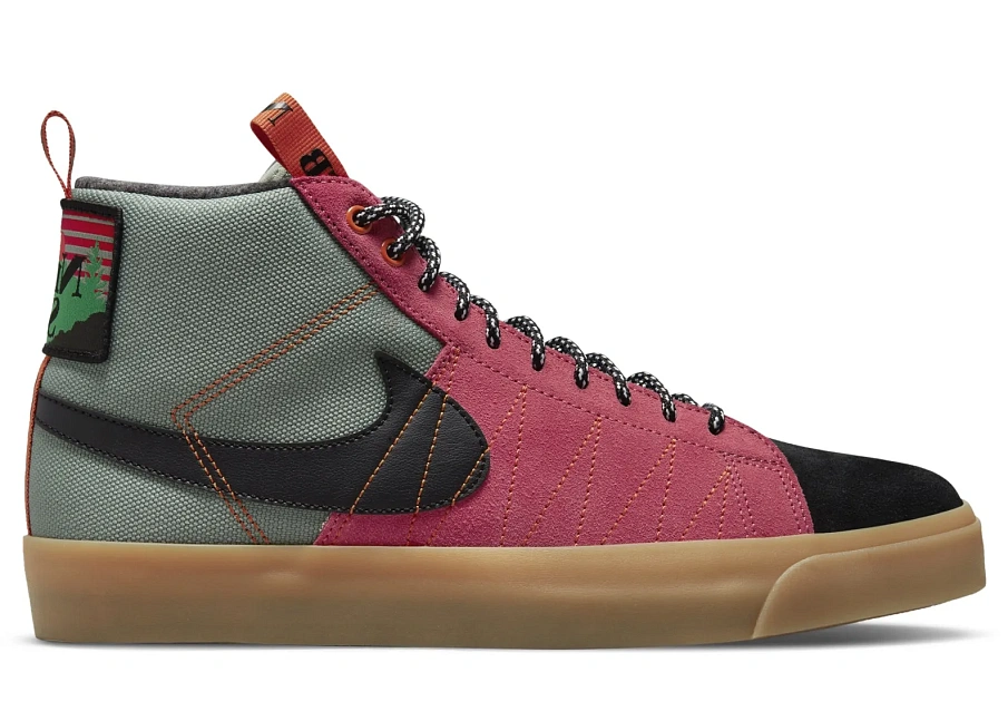 Фото № 1 с приближением к товару «‎Nike SB Zoom Blazer Mid PRM Acclimate Jade Smoke»