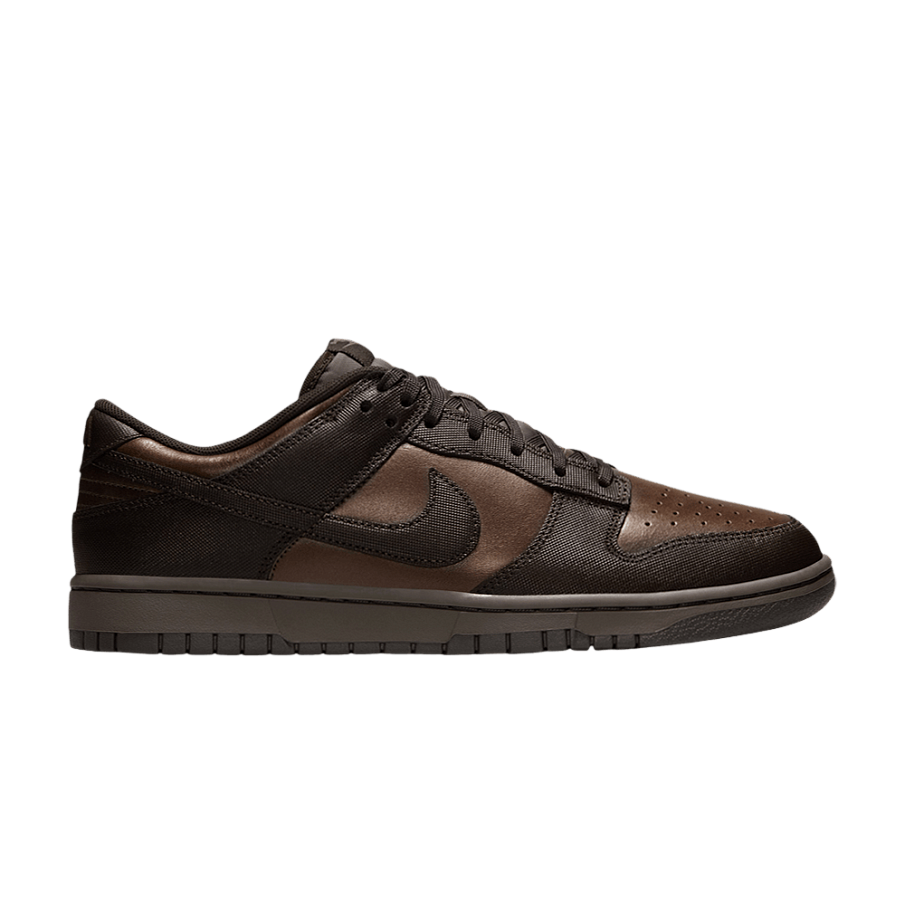 Фото № 1 с приближением к товару «‎Nike Dunk Low Retro Premium Ironstone Velvet Brown (HQ1979-001)»