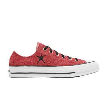 Stussy x Converse Chuck 70 Low Poppy Red - 1