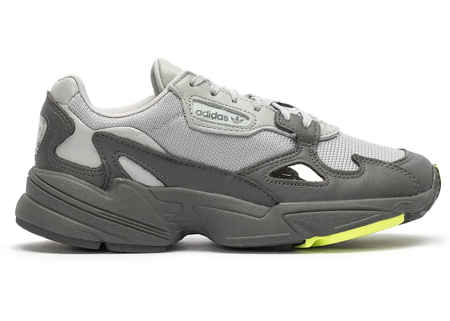 Фото № 1 с приближением к товару «‎adidas Falcon Grey Four Grey Two Hi-Res Yellow »