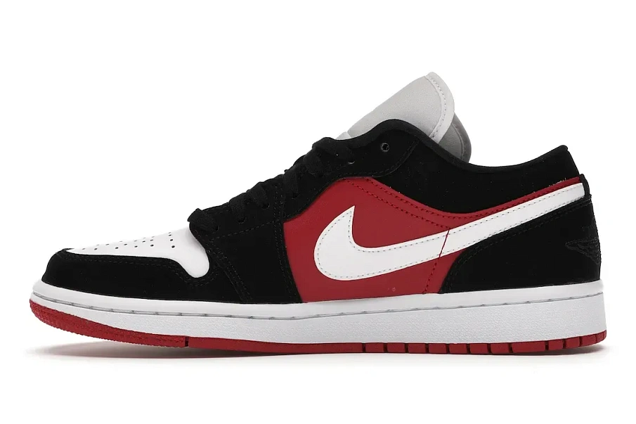 Фото № 3 с приближением к товару «‎Jordan 1 Low Black White Gym Red »