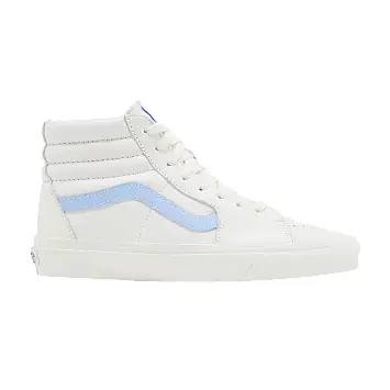 Vans Sk8-Hi Vintage Leather Blanc de Blanc Blue - 1