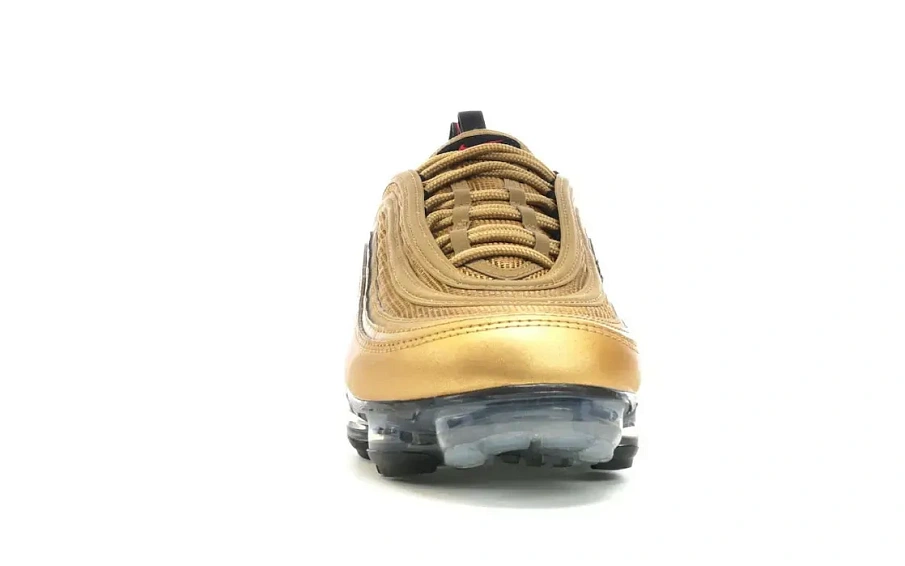 Фото № 2 с приближением к товару «‎Nike Air VaporMax 97 Metallic Gold»