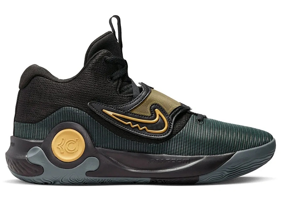 Фото № 1 с приближением к товару «‎Nike KD Trey 5 X Black Metallic Gold Green»