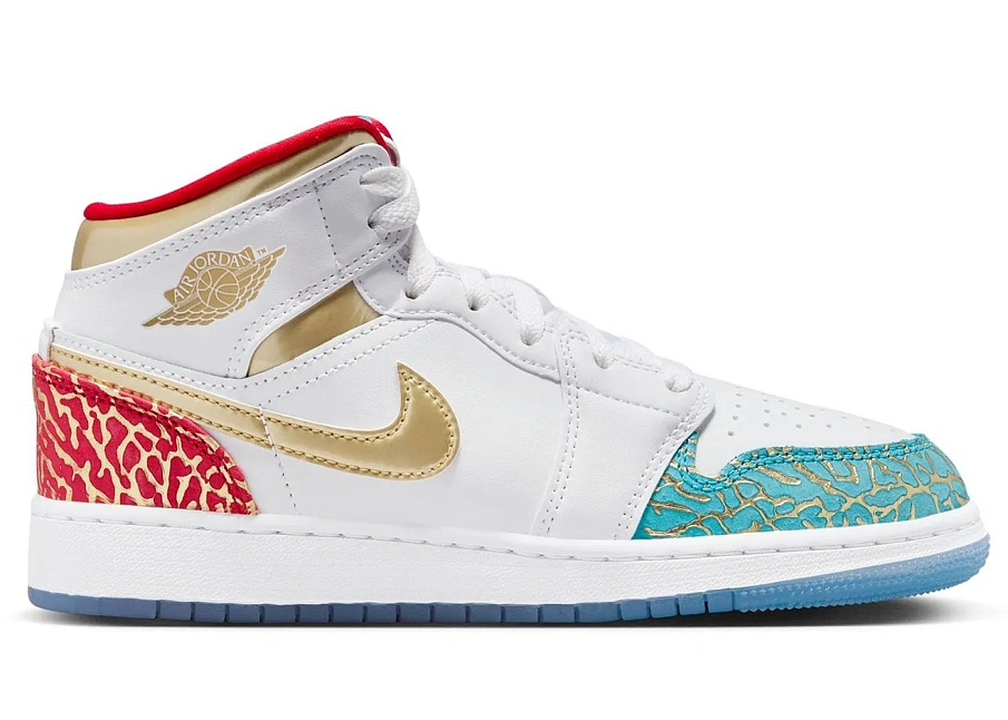 Фото № 1 с приближением к товару «‎Jordan 1 Mid UNC to Chicago »