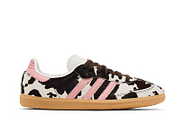 Фото № 2 с приближением к товару «‎adidas Women's Samba OG Cow Print White Pink»