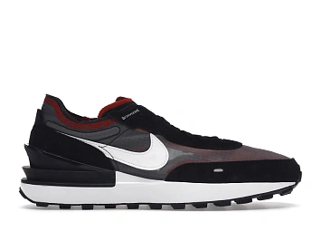 Nike Waffle One SE Black Sport Red - 1