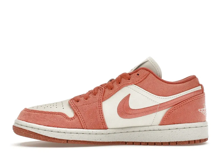 Фото № 3 с приближением к товару «‎Jordan 1 Low SE Canvas Sky J Orange »