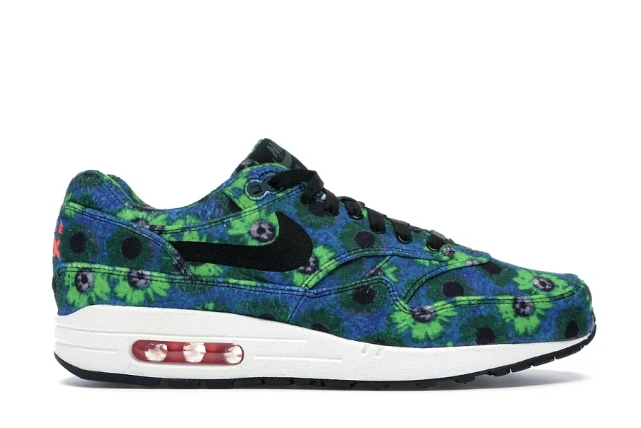 Фото № 1 с приближением к товару «‎Nike Air Max 1 Floral Mowabb Volt»