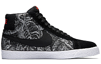 Фото № 2 с приближением к товару «‎Nike SB Zoom Blazer Mid Sneakers BlackWhite»